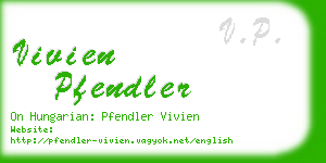vivien pfendler business card